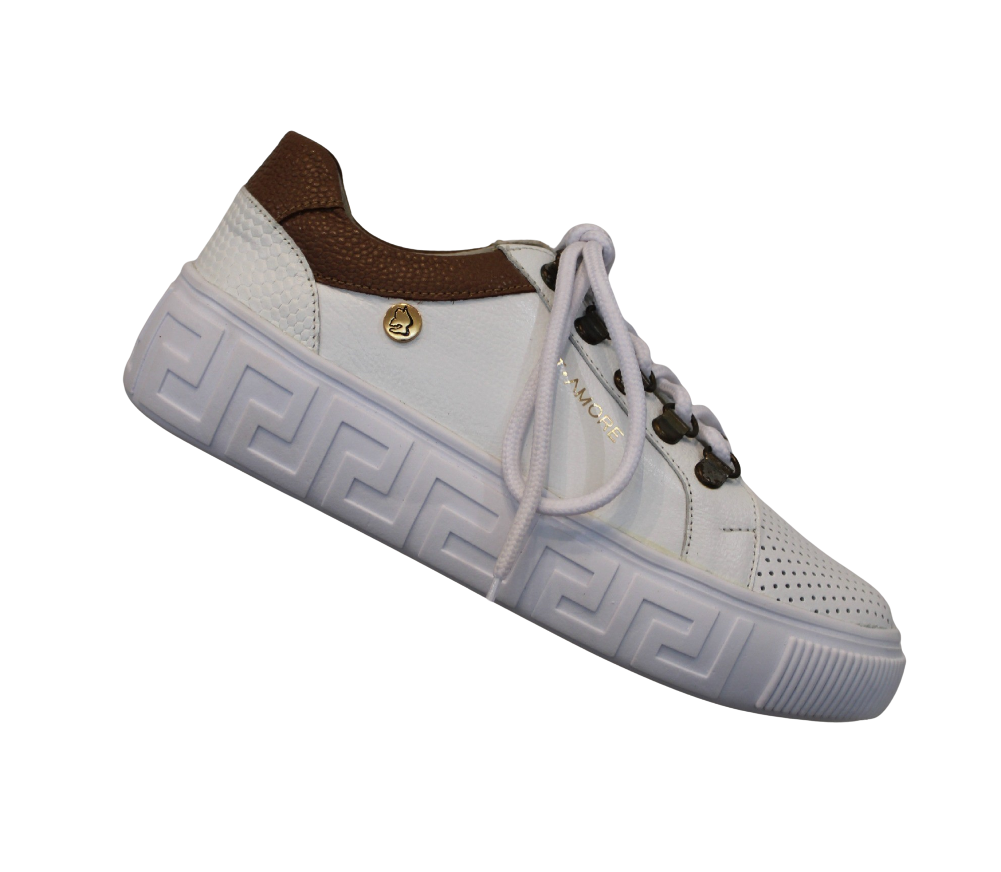 Fashionable Sneakers Bone White 4897