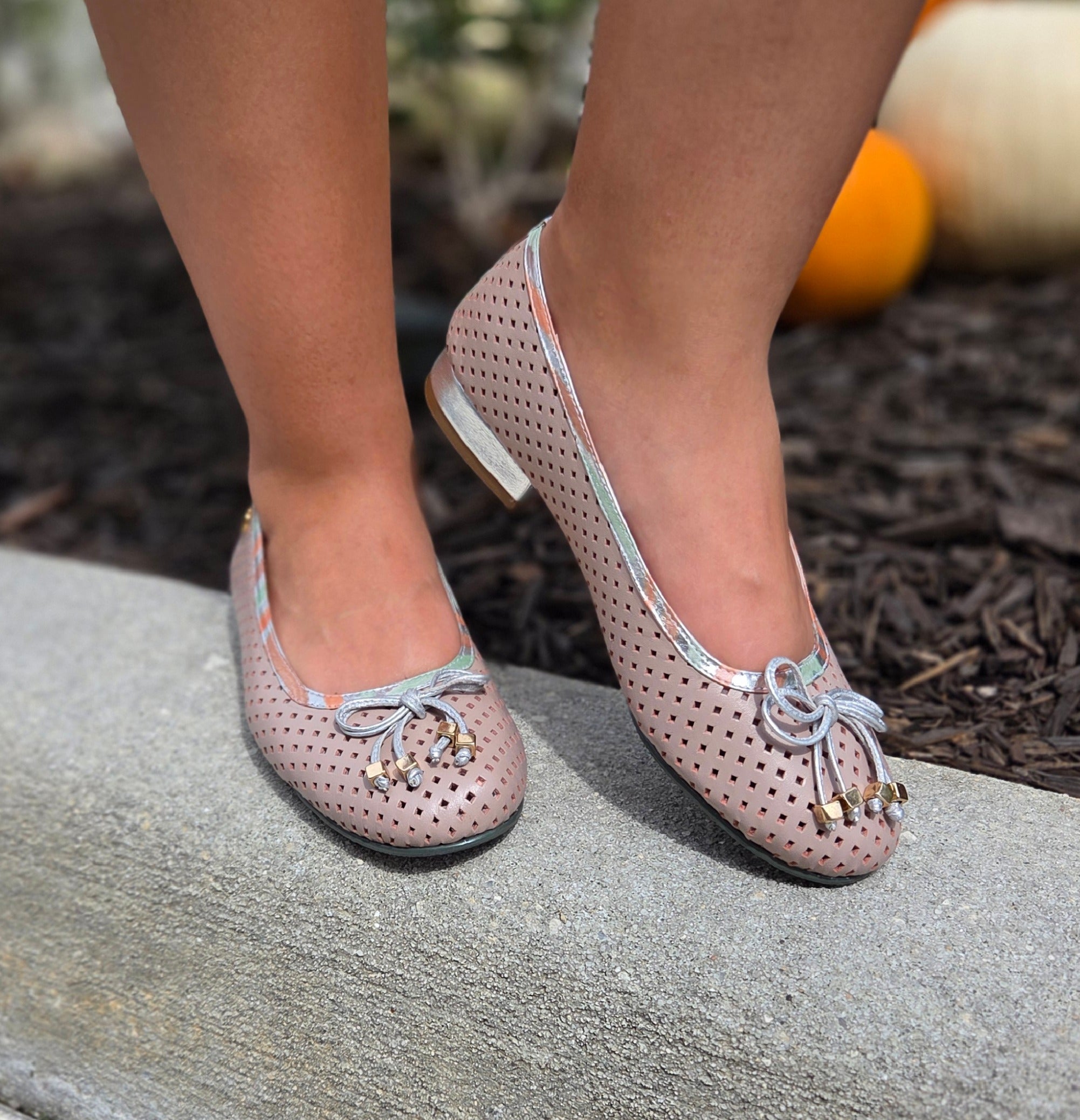 Ballerina in Leather with Round Toe | REF 632