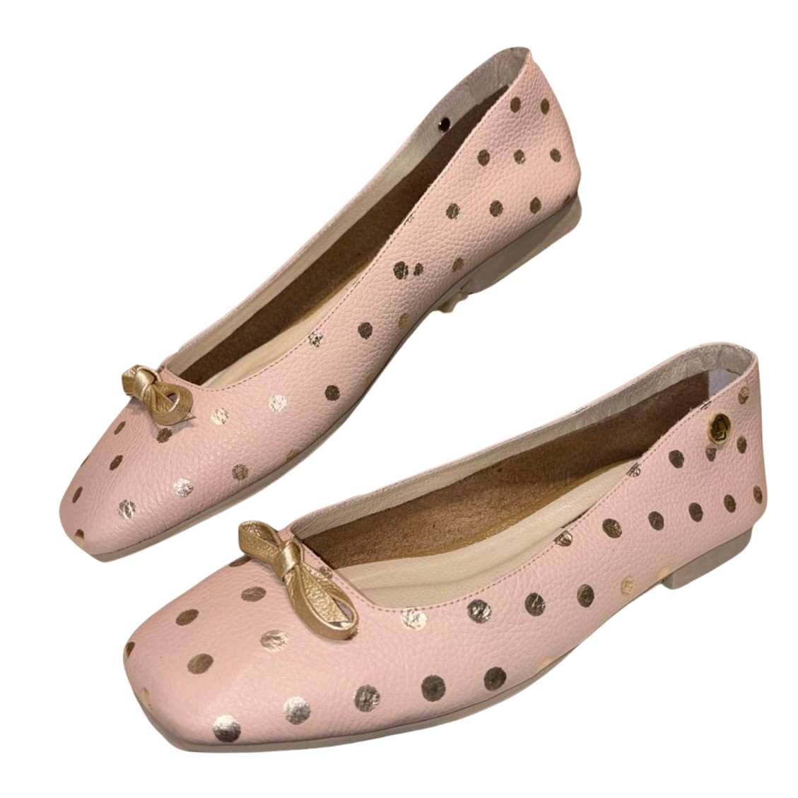 ROSE BALLERINA WITH GOLDEN DOTS | REF B511