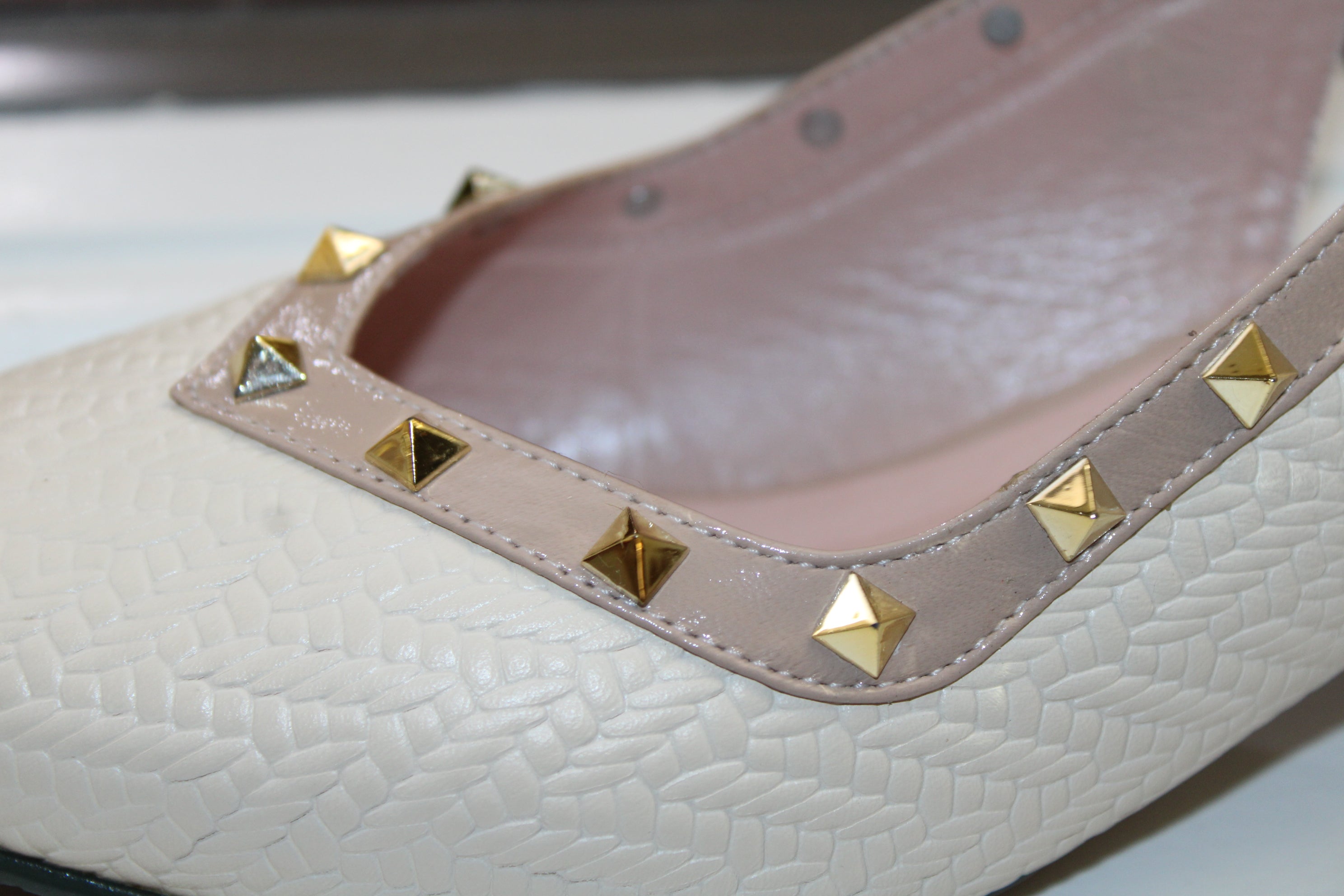 Slingback Bone White -Ref 3627