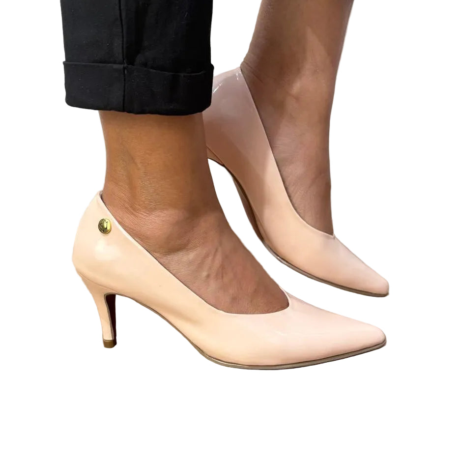 Soft Luxe Rose Nude Patent Leather Stiletto | REF 3823