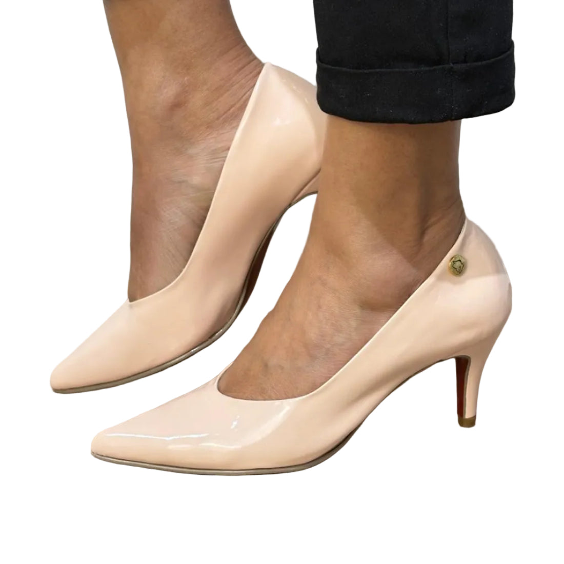 Soft Luxe Rose Nude Patent Leather Stiletto | REF 3823