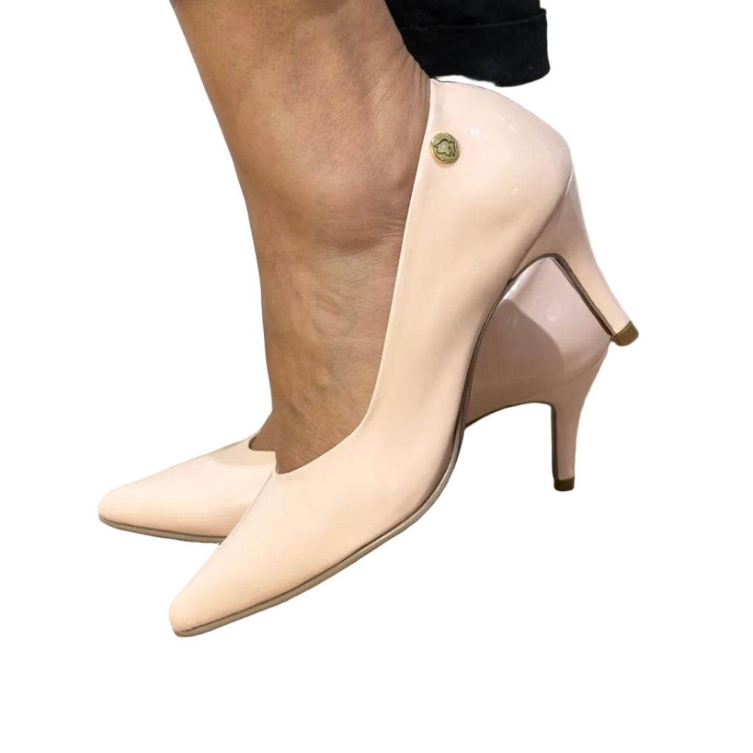 Soft Luxe Rose Nude Patent Leather Stiletto | REF 3823