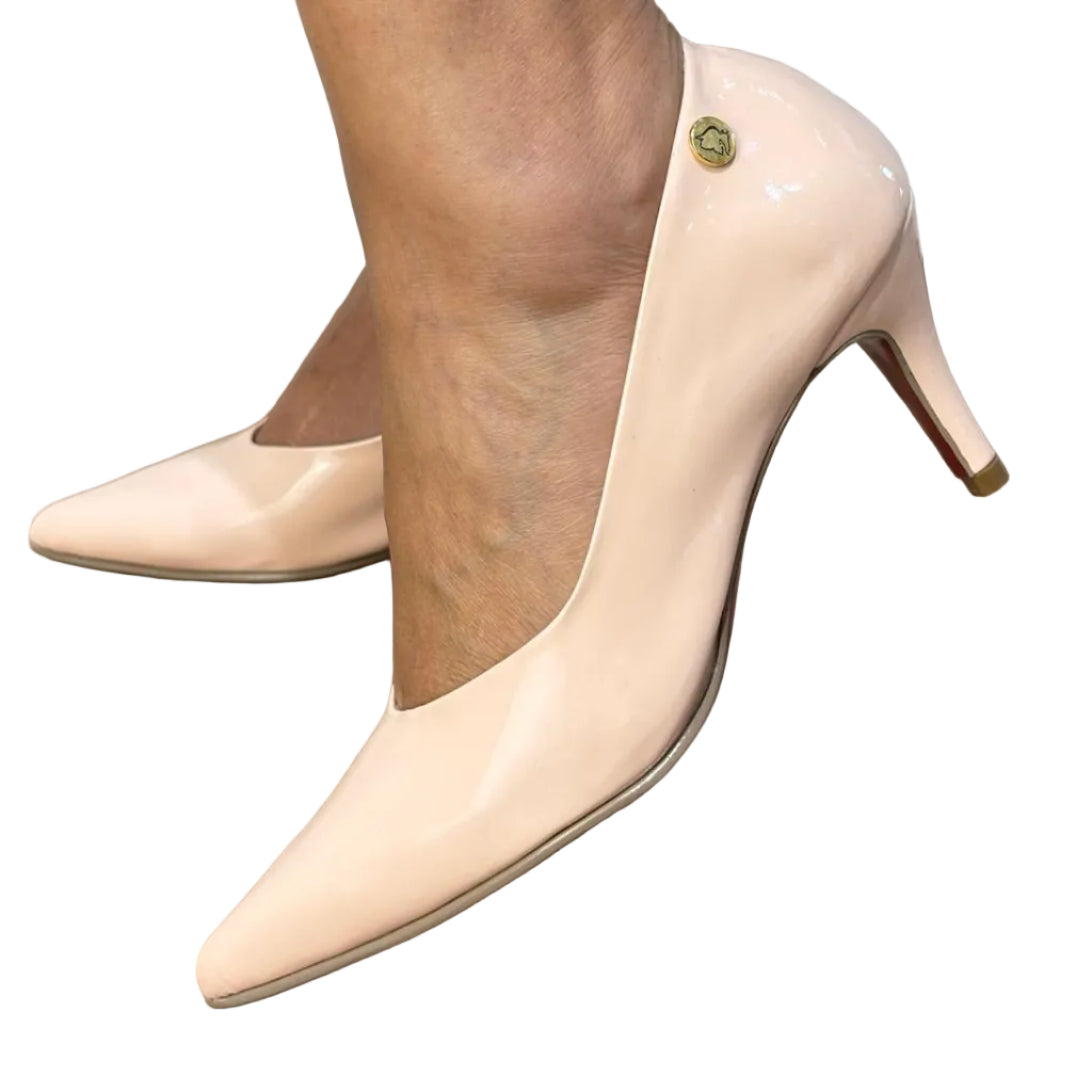 Soft Luxe Rose Nude Patent Leather Stiletto | REF 3823