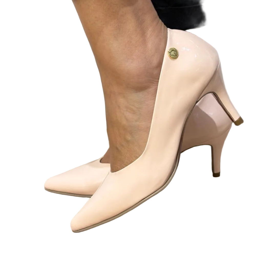 Soft Luxe Rose Nude Patent Leather Stiletto | REF 3823