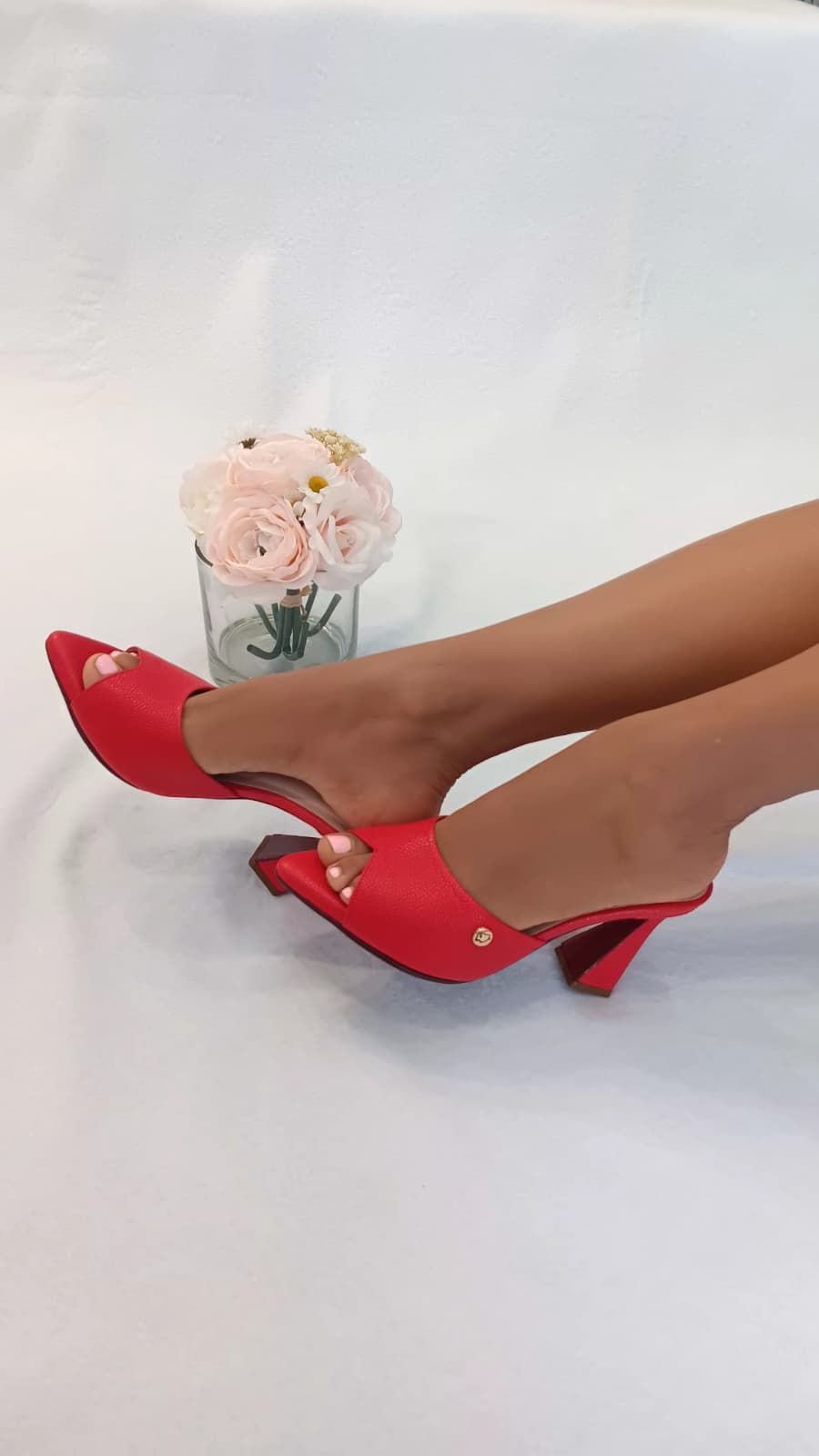 Red slingbacks | Ref 5608